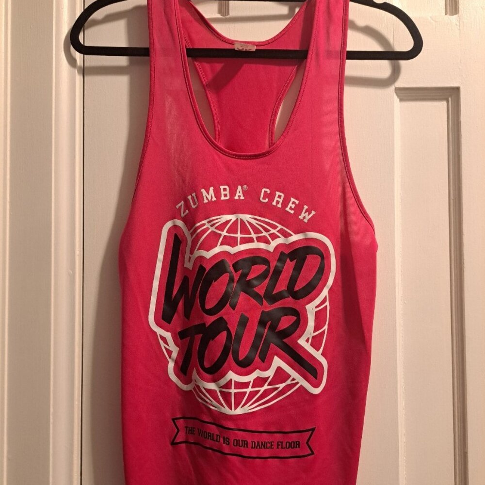 Zumba Tank Top, S/M, Pink